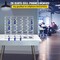 Cell Phone Locker 20 Compartments, Acrylic Wall Cabinet with Locks